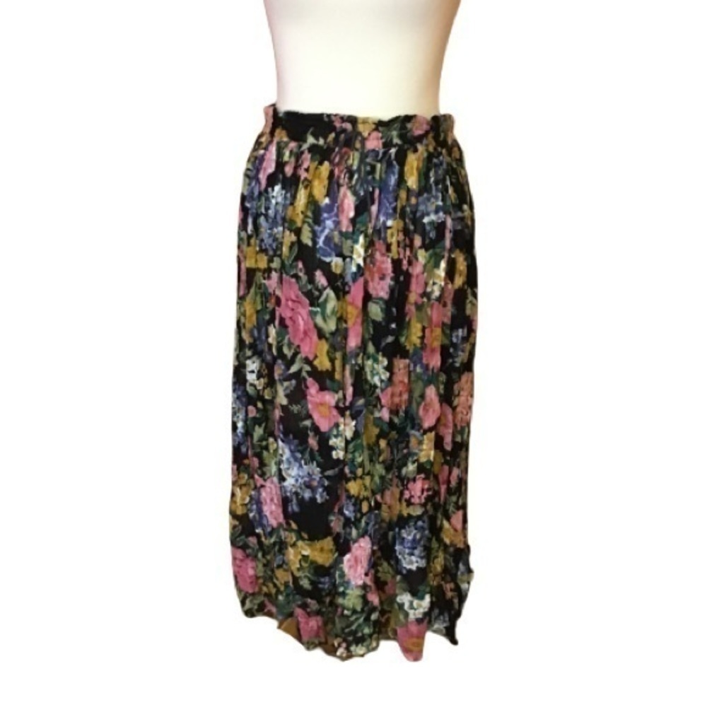 Vintage 90s hippie chic broomstick skirt